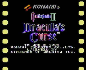 Castlevania III: Dracula's Curse.