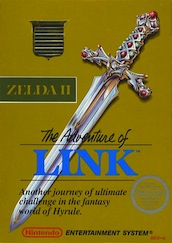 Carátula de Zelda II - Adventure of Link
