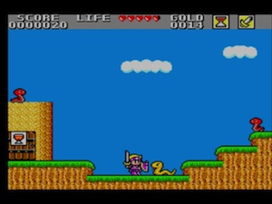 Captura de Wonder Boy in Monster Land