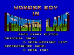 Wonder Boy in Monster Land