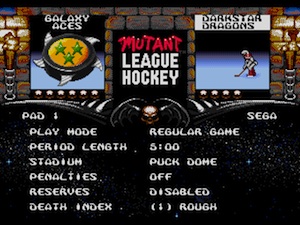 Captura de Mutant League Hockey