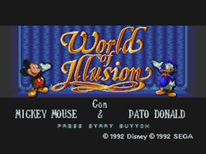 World of Illusion Starring Mickey Mouse & Donald Duck