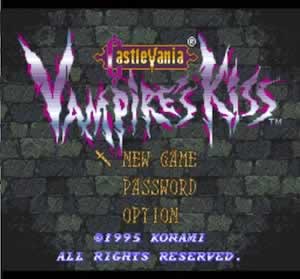 Castlevania Vampire's Kiss
