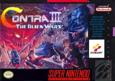 Carátula de Contra III: The Alien Wars