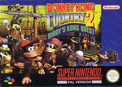 Carátula de Donkey Kong Country 2 - Diddy's Kong Quest