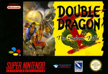 Carátula de Double Dragon V: The Shadow Falls