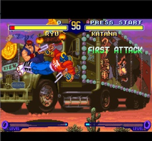 Captura de Street Fighter Alpha 2
