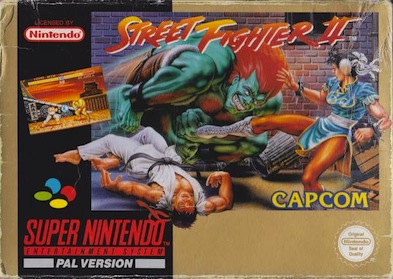 Carátula de Street Fighter II