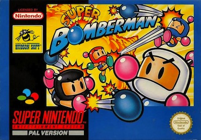 Carátula de Super Bomberman