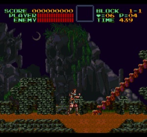 Captura de Super Castlevania IV