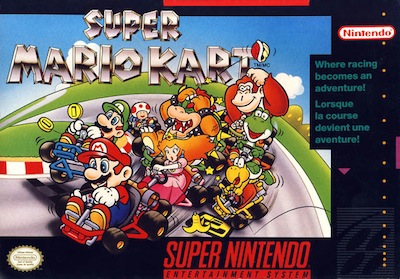 Carátula de Super Mario Kart
