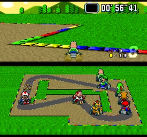 Captura de Super Mario Kart