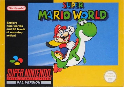 Carátula de Super Mario World